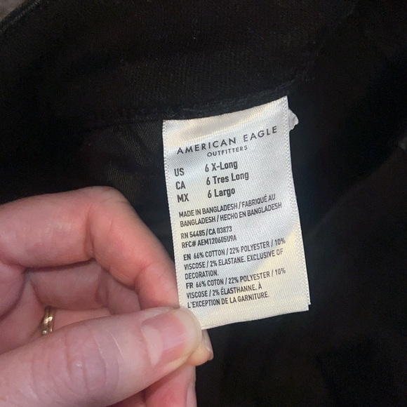 Black American Eagle Jeans - Picture 4 of 4